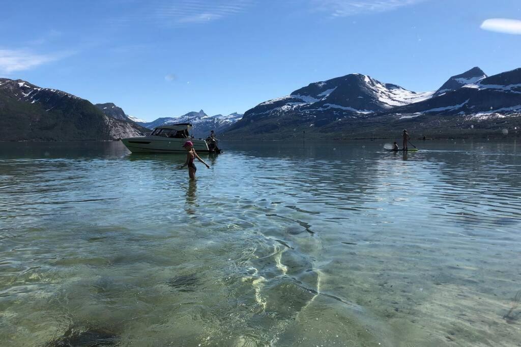 Efjord And Stetind Resort - Cabin Kobbernestinden Ballangen Luaran gambar